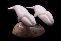 WHALE IVORY CARVING